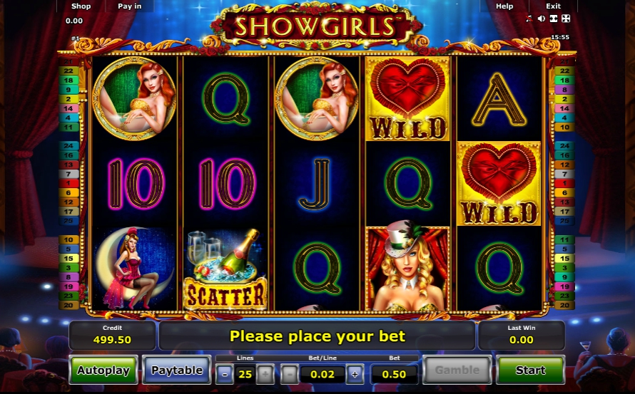 Игровой автомат Showgirls